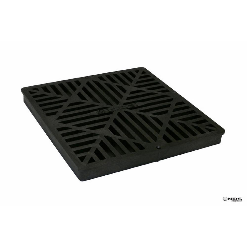NDS 9 in. Plastic Square Drainage Catch 