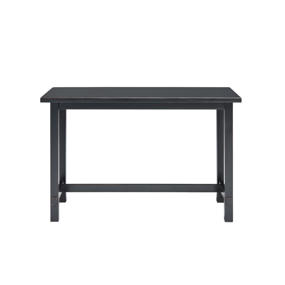 Distressed Black Desks Home Office Furniture The Home Depot