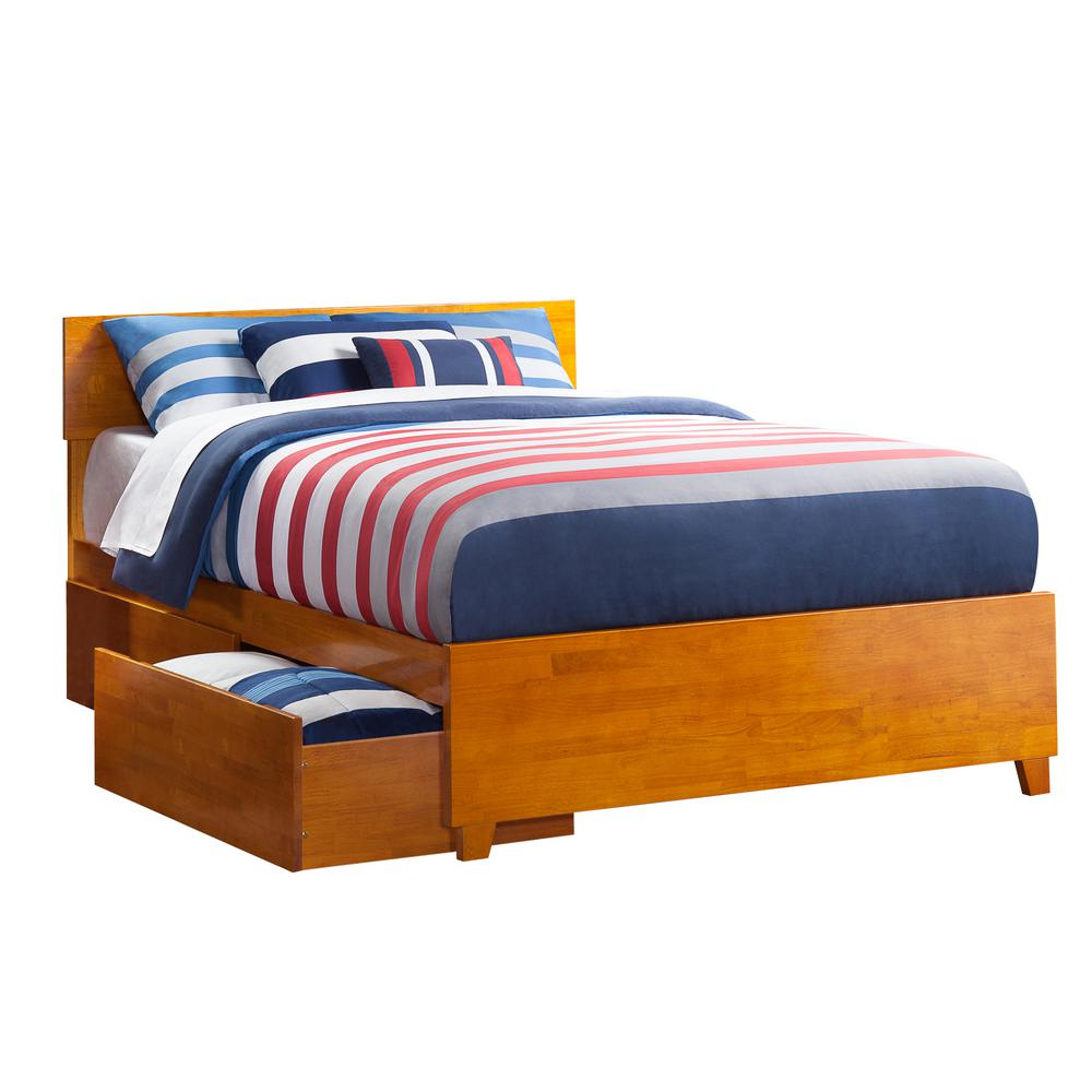 Atlantic Furniture Orlando Caramel Queen Platform Bed With Matching Atlantic Furniture Orlando Caramel Queen Platform Bed With Matching Foot Board 2 Urban