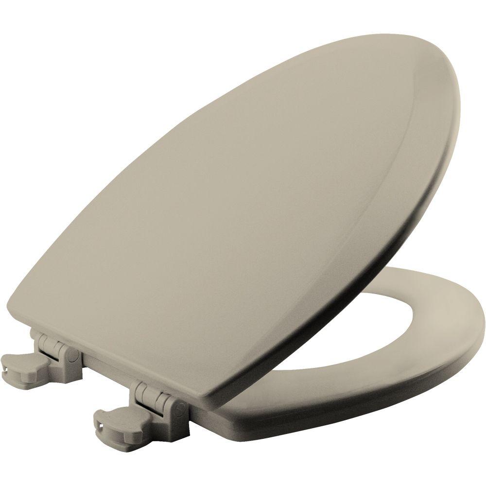 Church Lift-Off Elongated Closed Front Toilet Seat in Bone-585EC ... Church Lift-Off Elongated Closed Front Toilet Seat in Bone-585EC ...