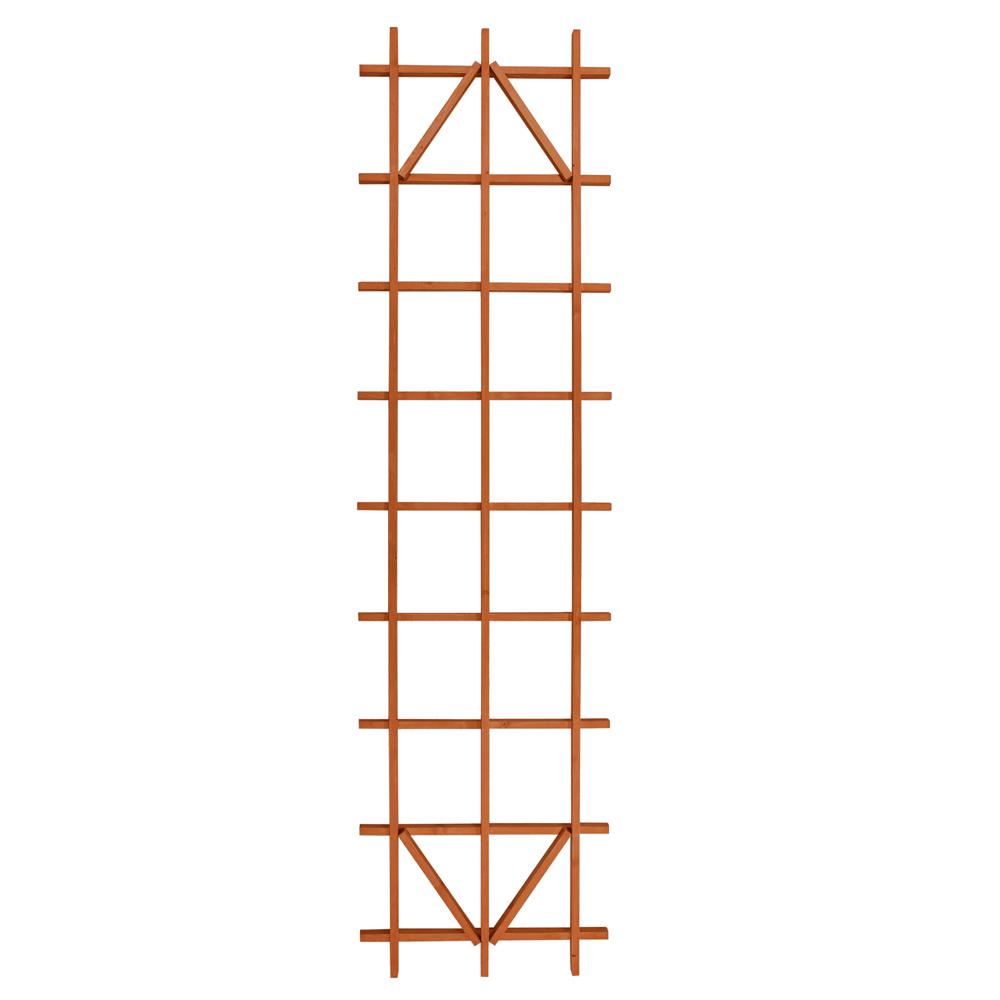 Outdoor Essentials 90 In Wood Ladder Trellis 309169 The Home Depot