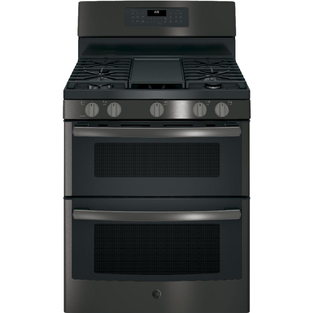 home depot gas range double oven