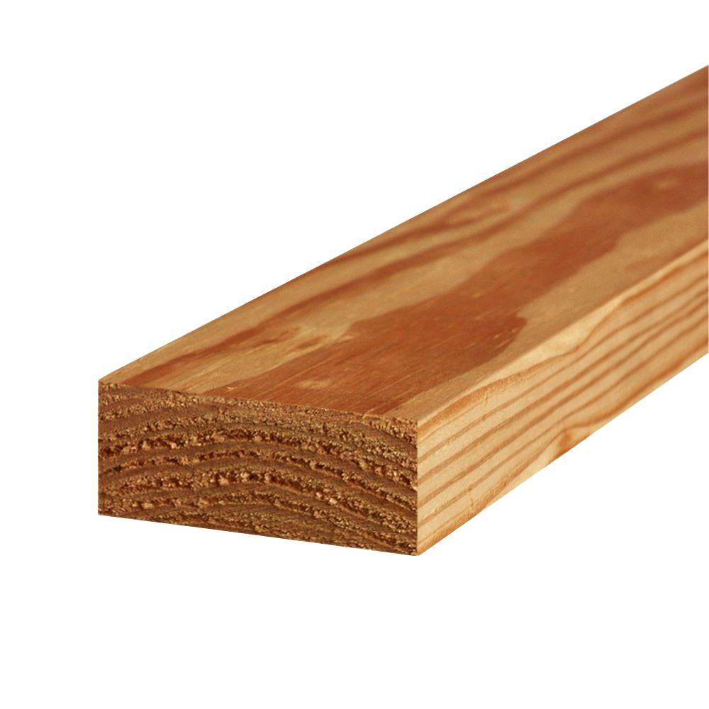 Weathershield 2 In X 4 In X 12 Ft 2 Prime Cedar Tone Ground Contact