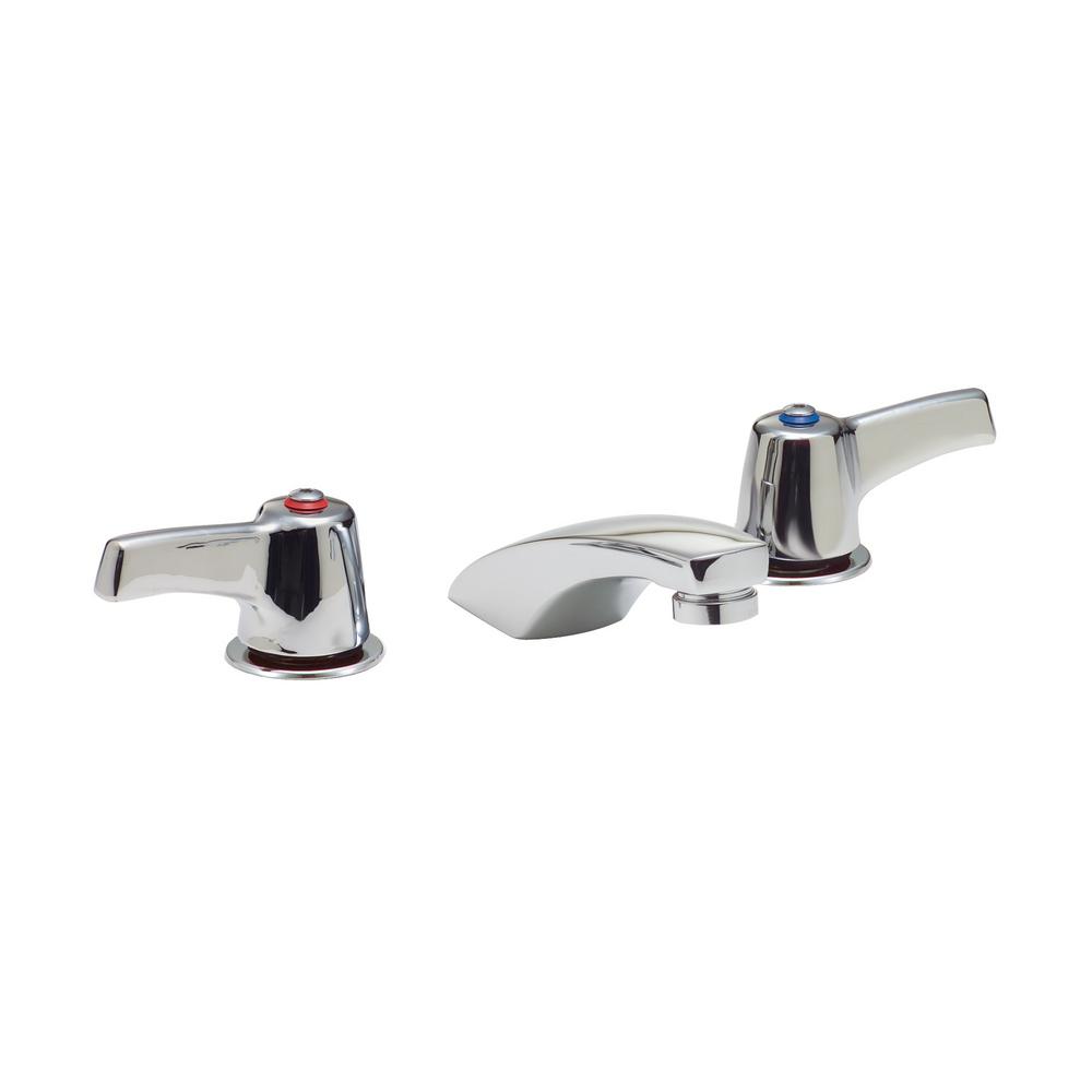 Delta 8 In Widespread 2 Handle Bathroom Faucet In Chrome 23c343