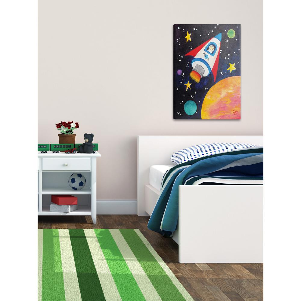 60 In H X 40 W Rocket Ship By Marmont Hill Printed Canvas 60 In H X 40 W Rocket Ship By Marmont Hill Printed Canvas Wall Art Mh Njoy 77 C The Home Depot