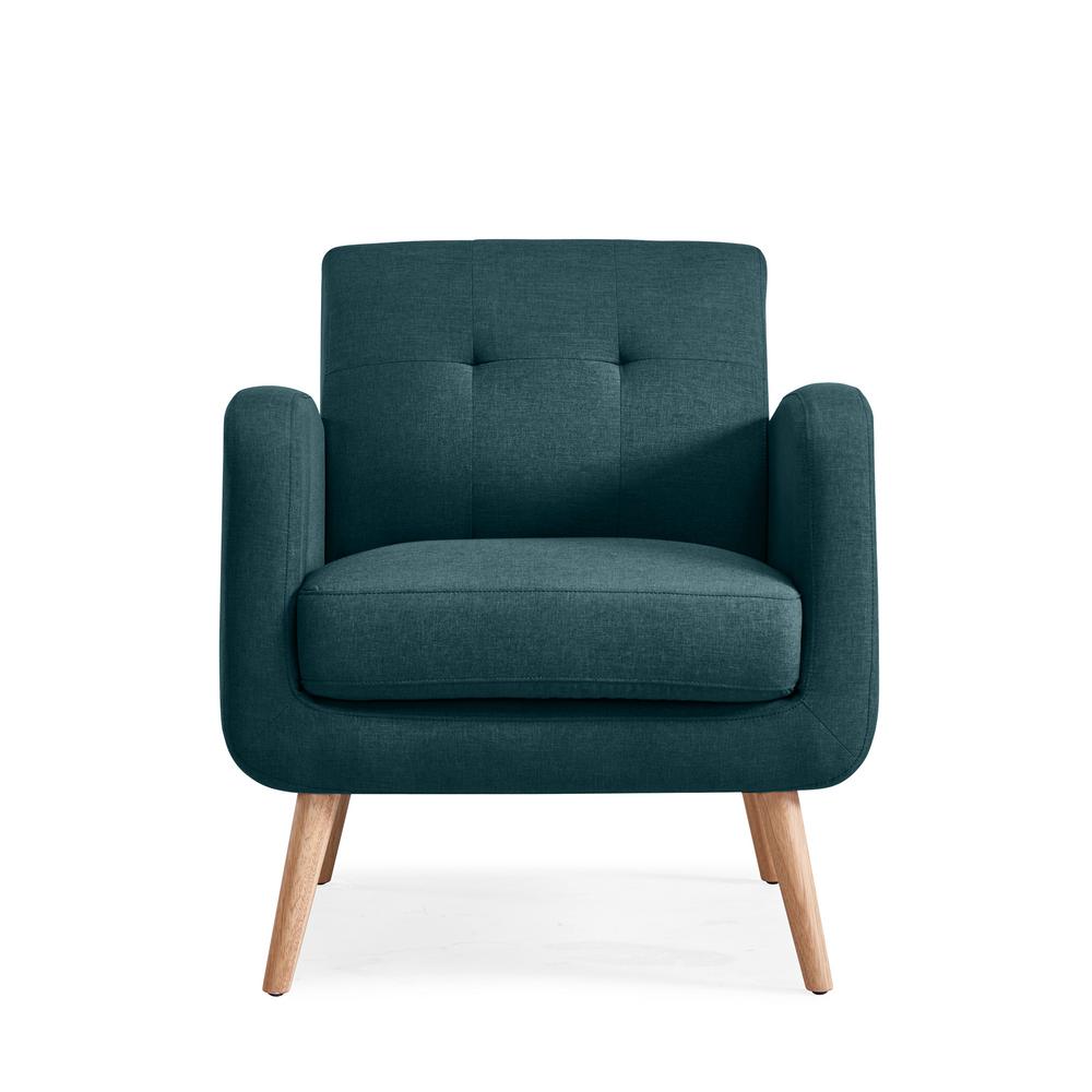 Handy Living Kingston Burgundy Red Linen Mid Century Modern Arm This Review Is From Kingston Caribbean Blue Linen Mid Century Modern Arm Chair
