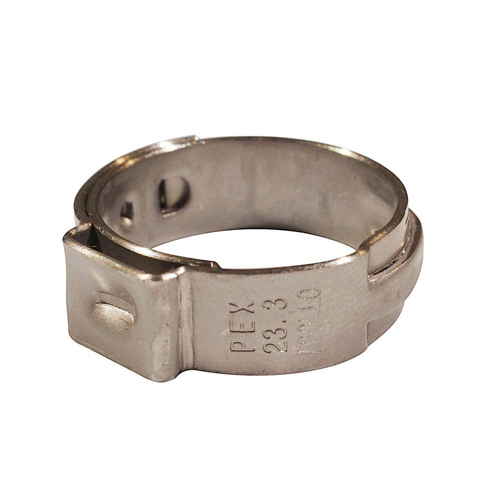 Apollo 3/4 in. Stainless Steel PEX Barb Pinch Clamp (25Pack)PXPC3425PK The Home Depot