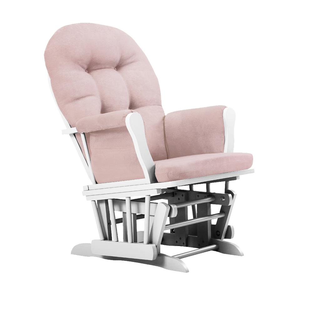 pink glider chair