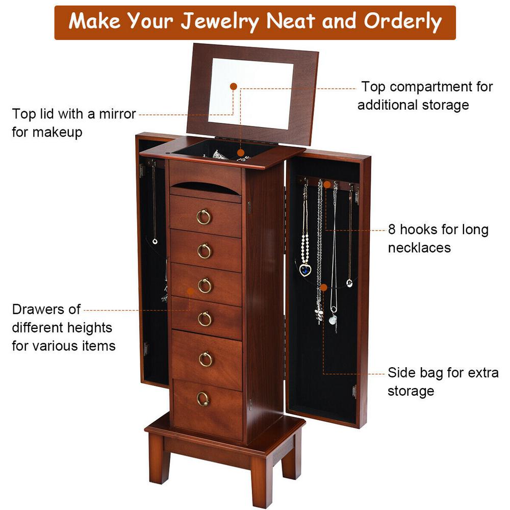 jewelry organizer jewelry box cabinet