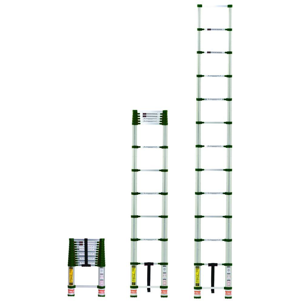 Xtend & Climb 12.5 ft. Telescoping Aluminum Extension Ladder with 225
