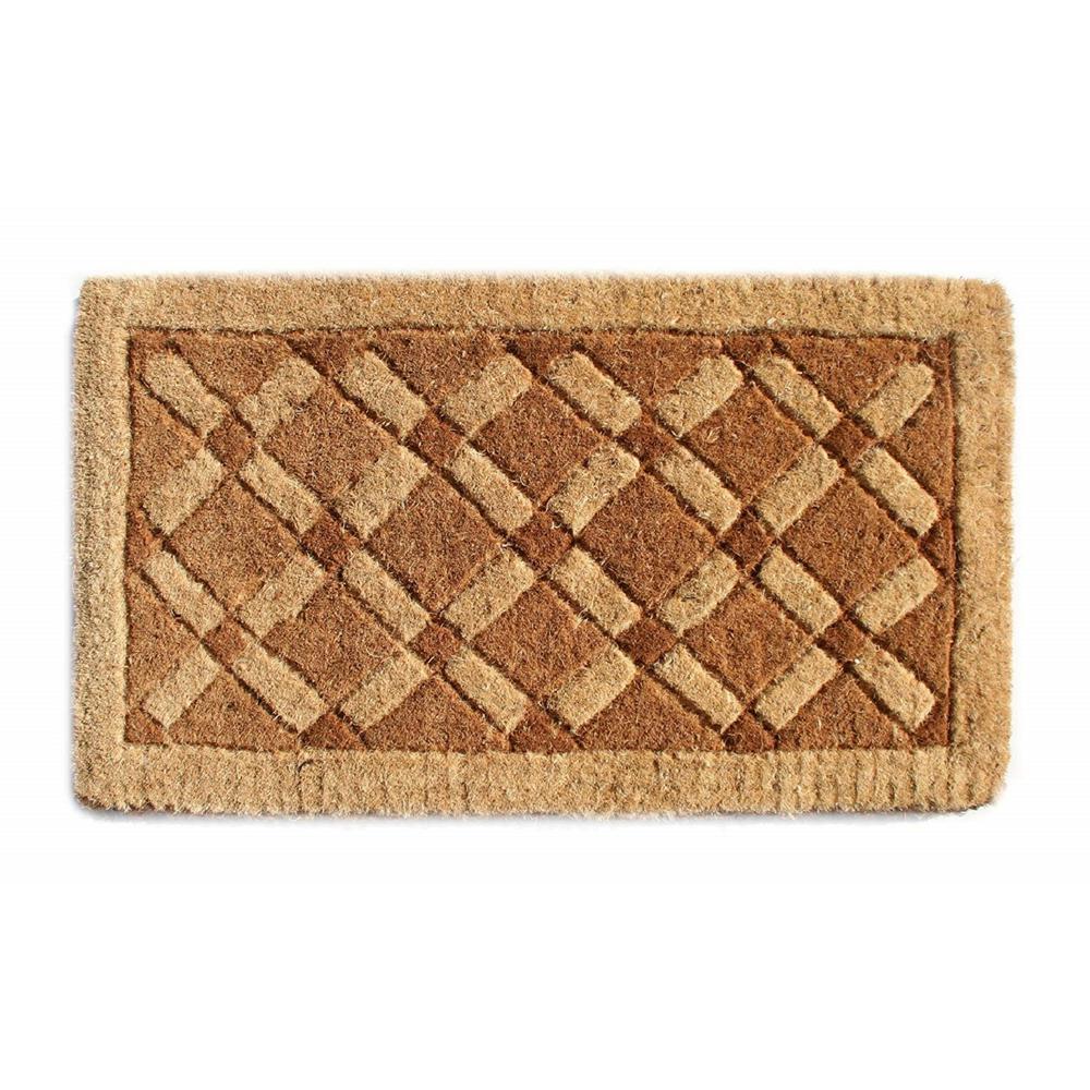 Imports Decor Traditional Coir Cross Board 30 In X 18 In