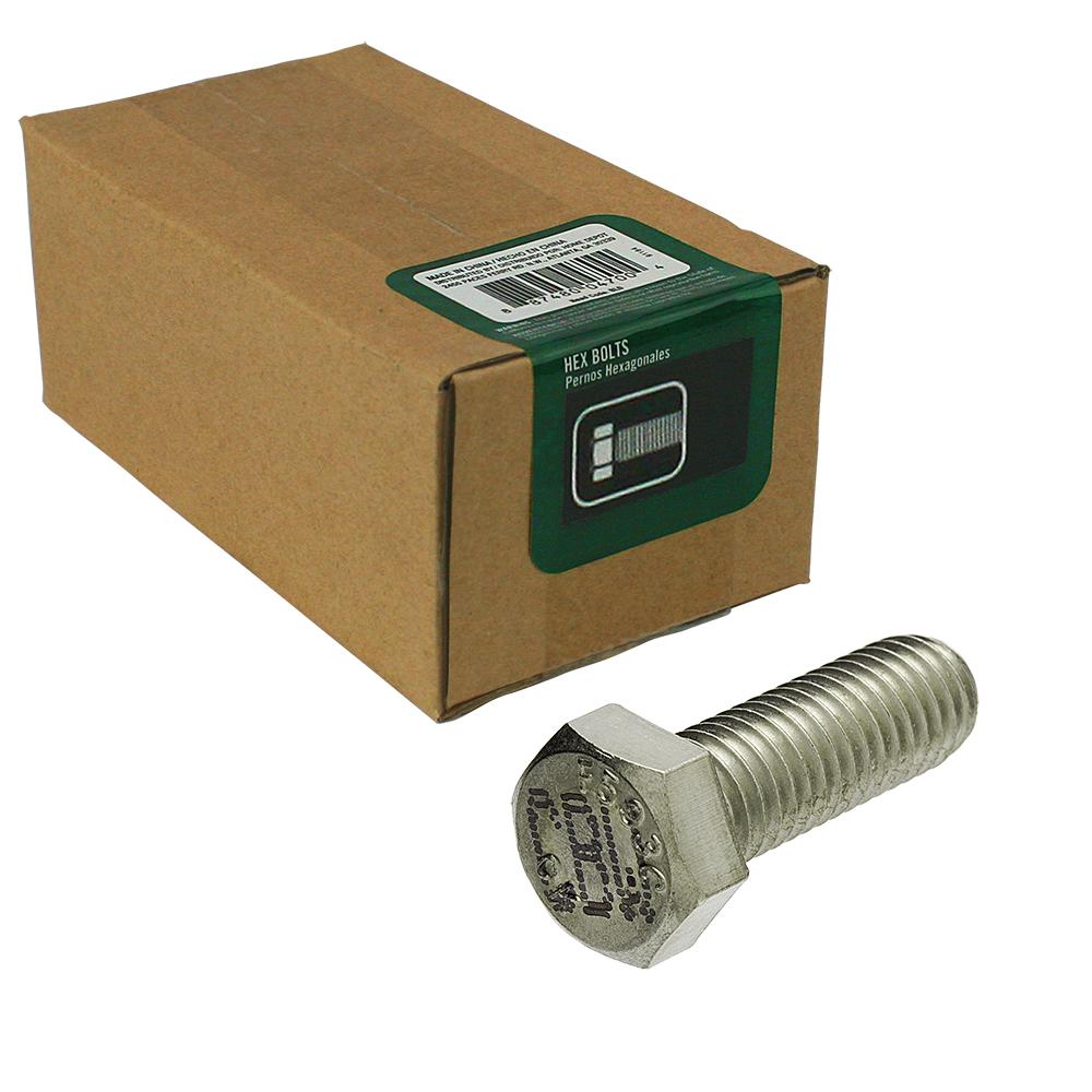 Everbilt 3/8 In.-16 X 2 In. Stainless Steel Hex Bolt (5-Pack)-812390 ...