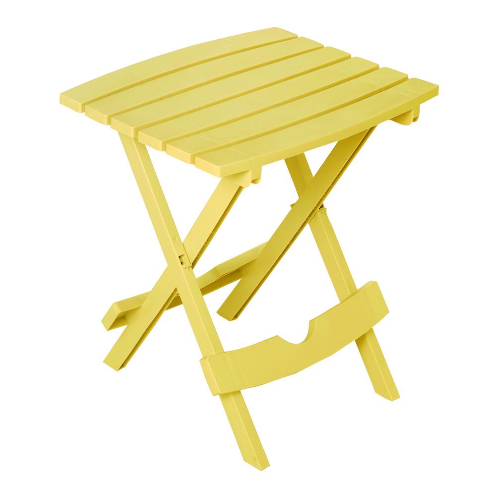 Folding Resin Outdoor Side Tables Patio Tables The Home Depot