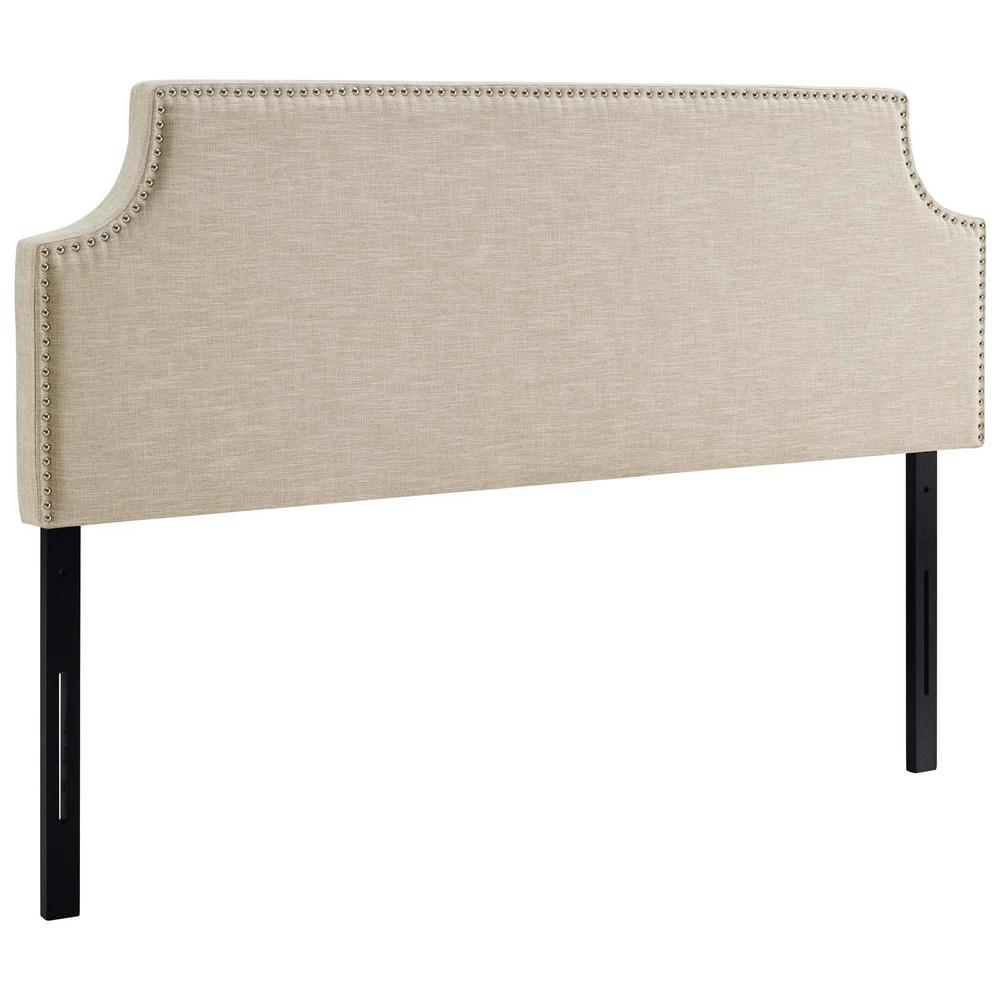 MODWAY Oliver Beige Queen Upholstered Fabric Headboard-MOD-5042-BEI ...