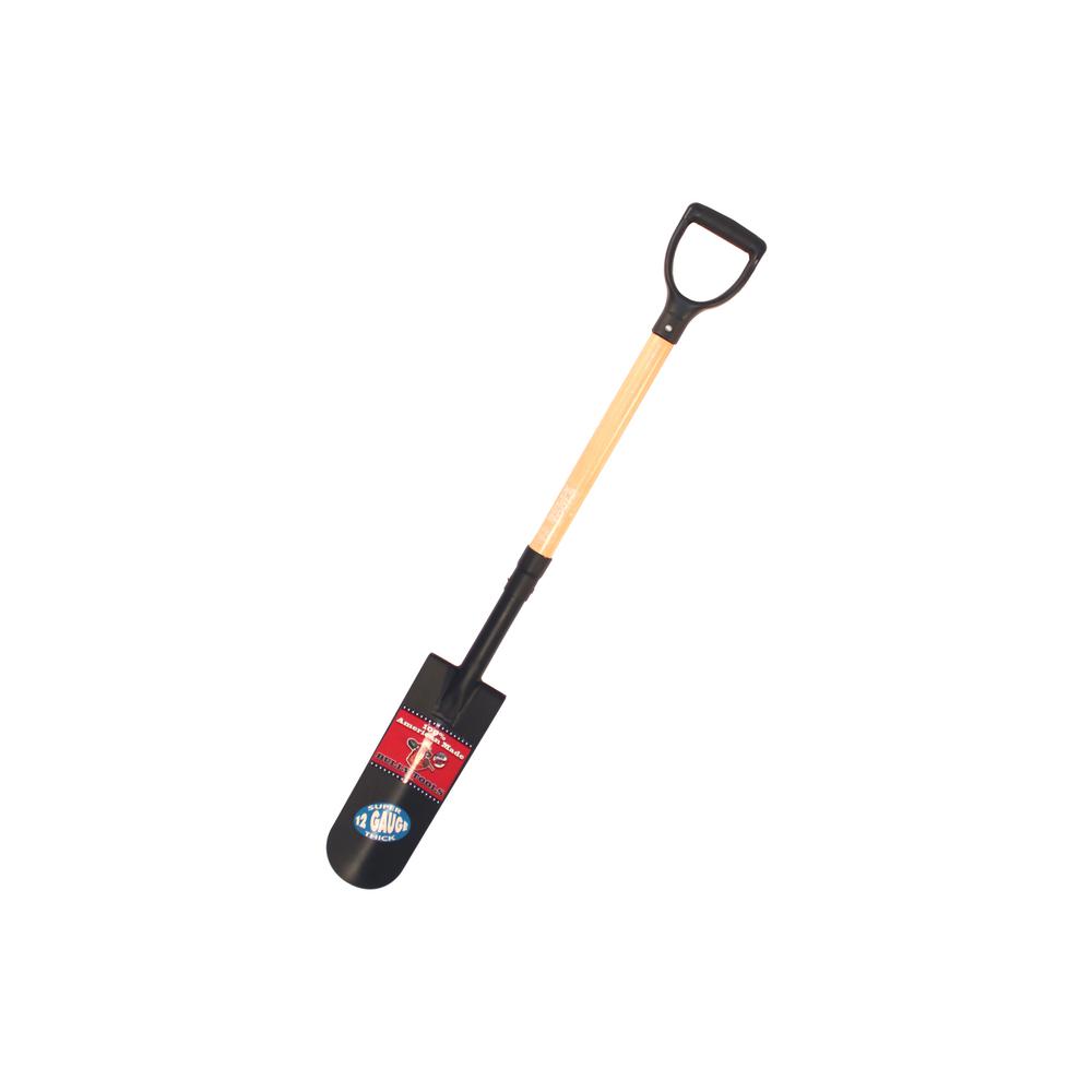 Bully Tools 14 in. Drain Spade with American Ash Long Handle72530