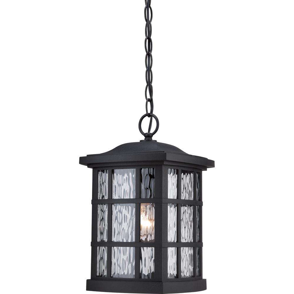 Quoizel Stonington 1Light Black Outdoor Pendant LightSNN1909K The