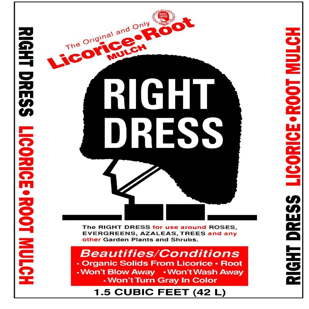 Garden Pro 1.5 cu. ft. Right Dress Licorice Root MulchRIGDR The Home