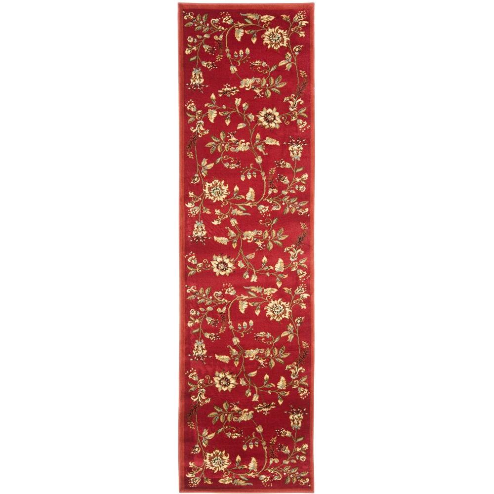 Safavieh Lyndhurst Red/Multi 2 ft. 3 in. x 12 ft. RunnerLNH5524091
