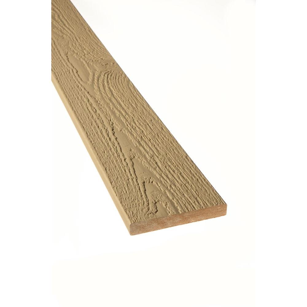TruWood 3/4 in. x 71/4 in. x 16 ft. Primed Hardboard Reversible