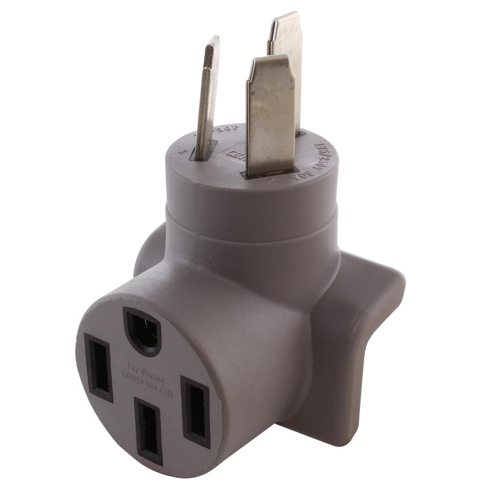 AC WORKS 50 Amp Electrical Vehicle Charging Adapter for Tesla use (NEMA
