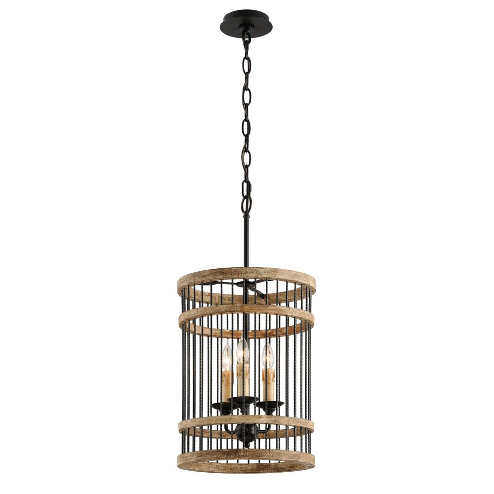 Troy Lighting Vineyard 3 Light Rusty Iron With Salvaged Wood Pendant Troy Lighting Vineyard 3 Light Rusty Iron With Salvaged Wood Pendant