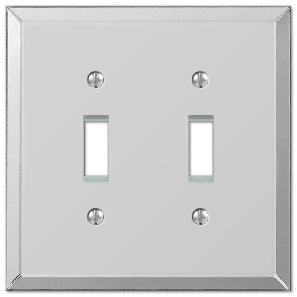 Hampton Bay Mirror 2 Toggle Wall Plate 66tthb The Home Depot Hampton Bay Mirror 2 Toggle Wall Plate