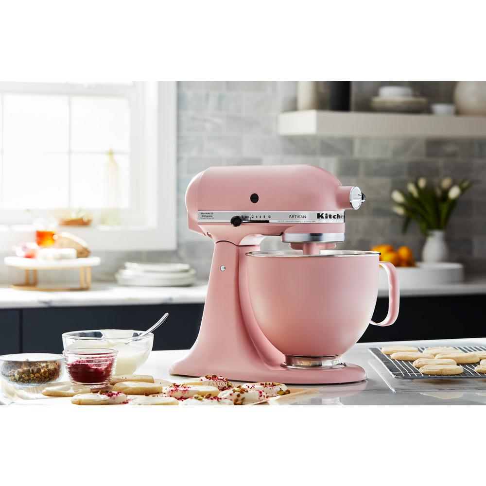 KitchenAid 5 Qt. TiltHead Dried Rose Colorfast Finish Stainless Steel