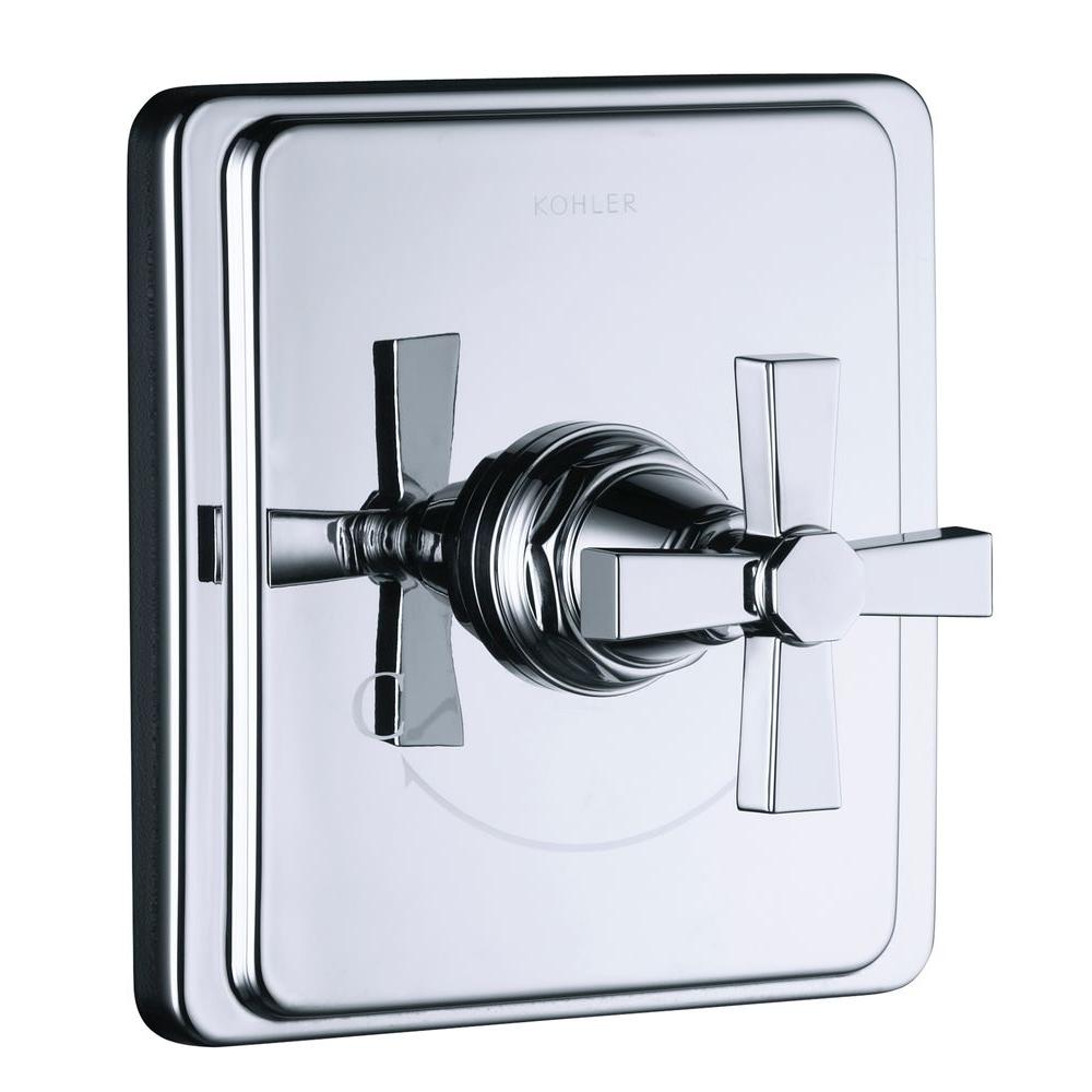 KOHLER Pinstripe Pure 1Handle WallMount Thermostatic Valve Trim Kit