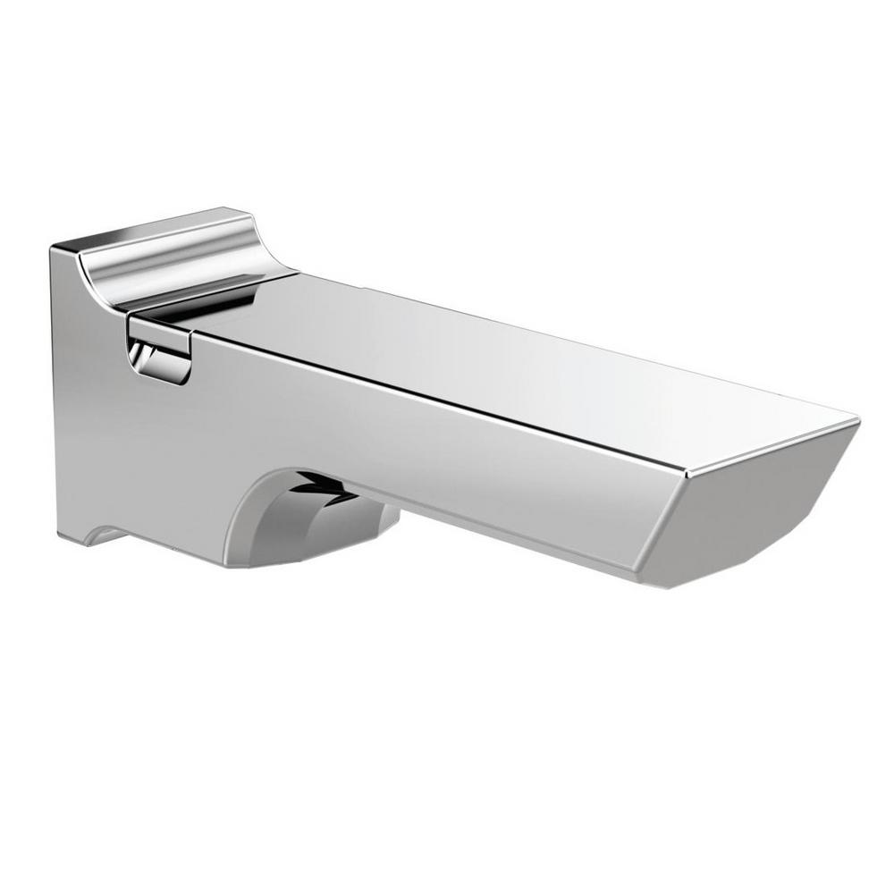 Delta Pivotal 9 In Pull Up Diverter Tub Spout In Chrome RP90158 The   Chrome Delta Tub Spouts Rp90158 64 300 