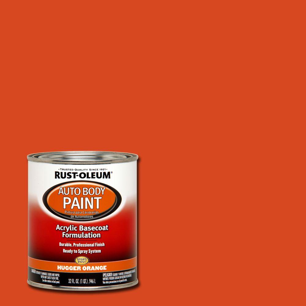 RustOleum Automotive 1 qt. Auto Body Hugger Orange Paint (Case of 2