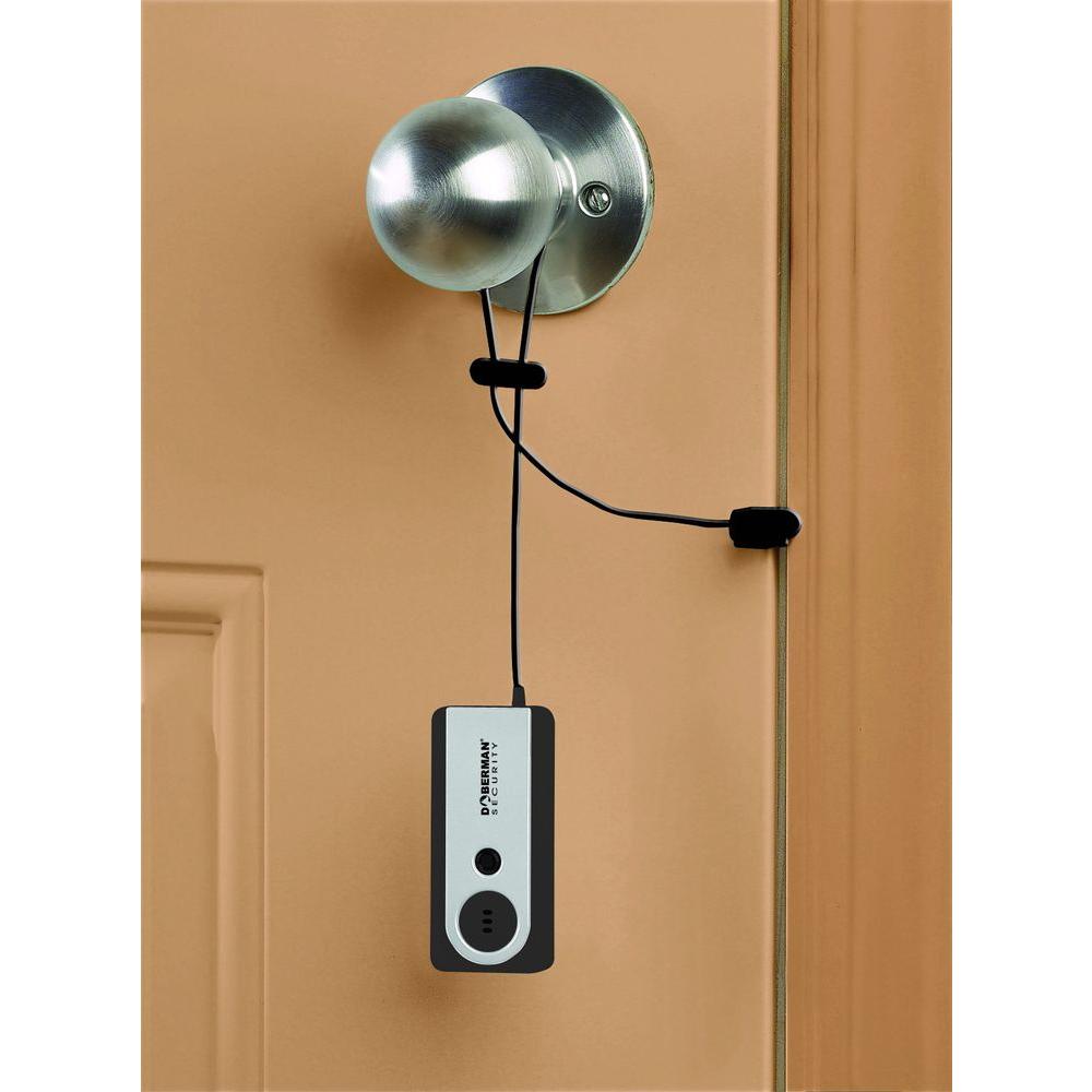 Doberman Security Portable Door Alarm Se 0203 The Home Depot