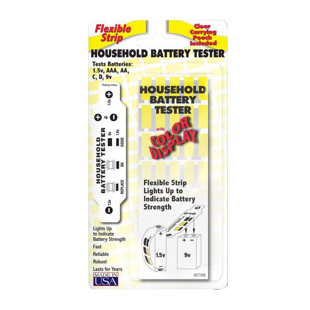 LCR Hallcrest Household Battery Tester (2Pack)PBT100012pk The