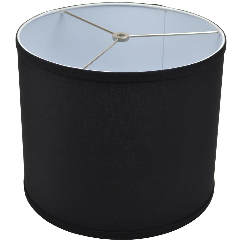 Black Lamp Shades Lamps The Home Depot 12 In