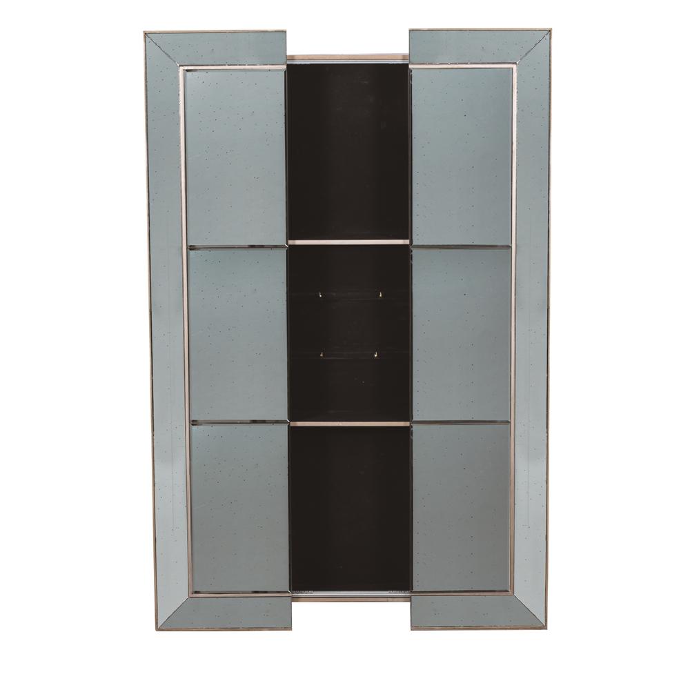 A B Home Vintage Glamour Antique Silver Wall Mirror 43992 The Antique Silver Wall Mirror 43992