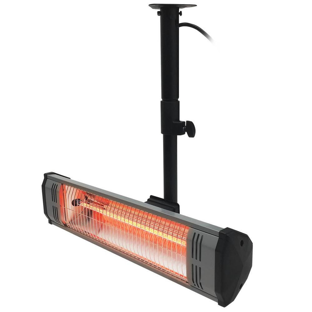 Heat Storm Tradesman Garage 1,500-Watt Infrared Quartz Portable Heater, Silver