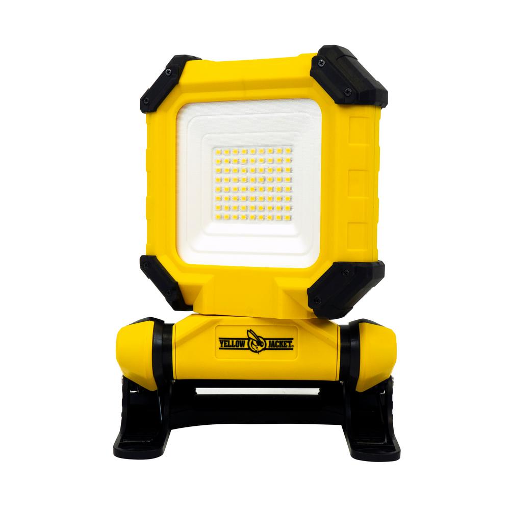 Yellow Jacket 1700 Lumens Rechargeable Clamping Work Light, Yellow