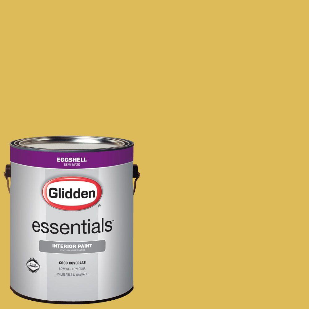 Glidden Essentials 1 gal. HDGY53 Extra Virgin Olive Oil Eggshell
