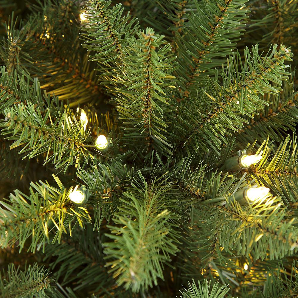 Puleo International 9 Ft Pre Lit Incandescent Slim Fraser Fir