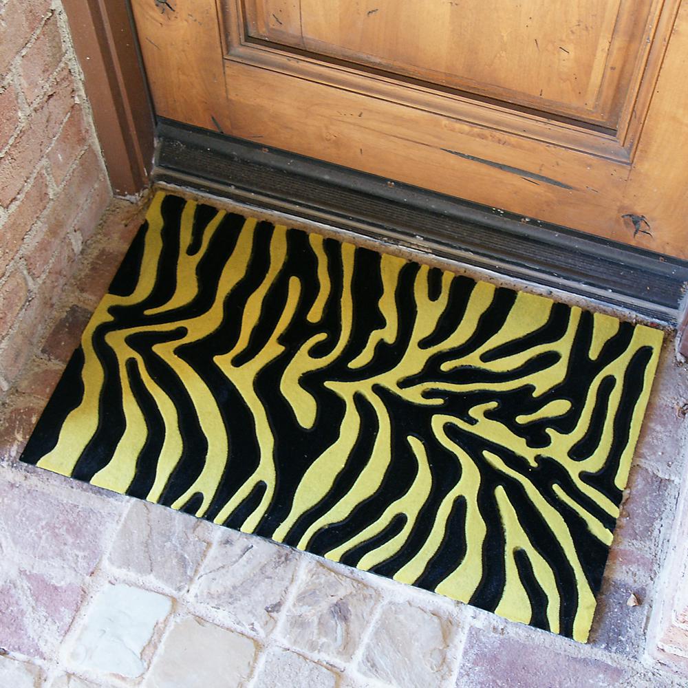 Rubber Cal Wild 18 In X 30 In Decorative Front Door Mat 10 101