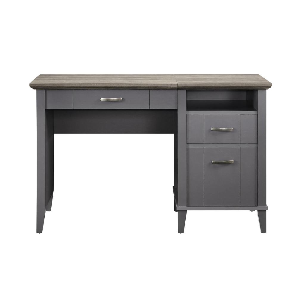 Ameriwood Lisette Gray Lift Top Desk by Ameriwood
