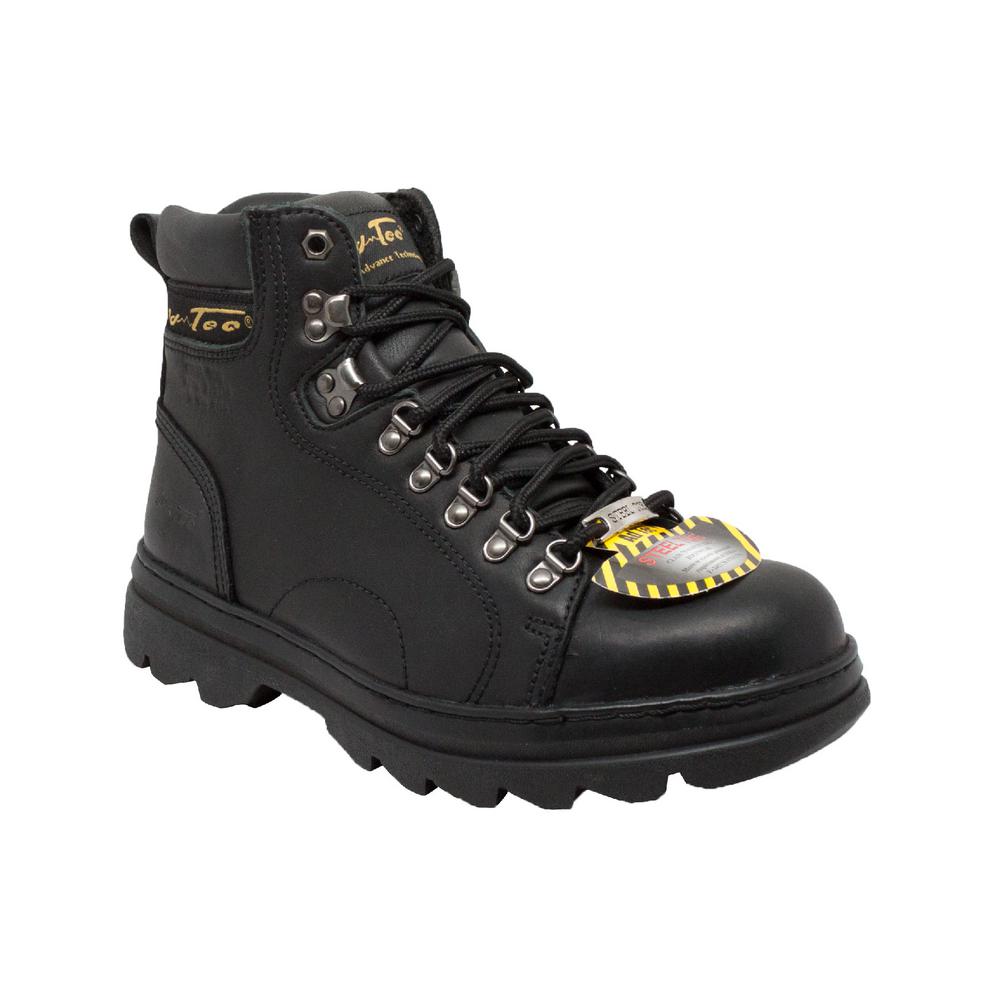 steel toe oil resistant work boots