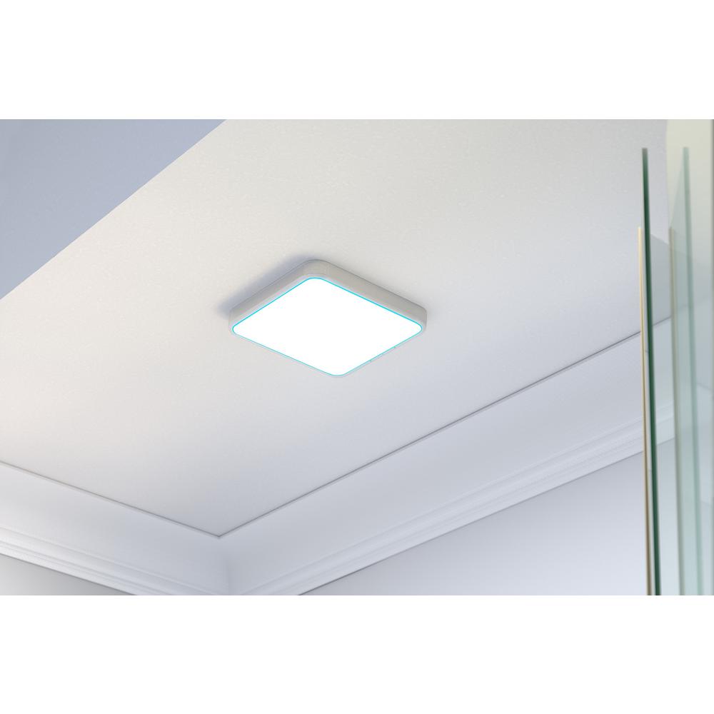 Homewerks 110 Cfm Led Ceiling Mounted Bathroom Exhaust Fan With Alexa Assistant And Bluetooth Speakers 7148 01 Ax The Home Depot Homewerks 110 Cfm Led Ceiling Mounted, Ceiling Vent Fan