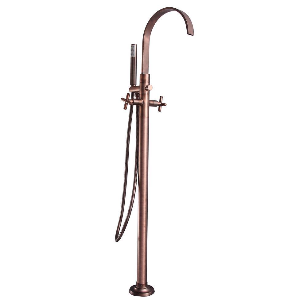 Barclay Products Dixville 2 Handle Freestanding Tub Faucet With