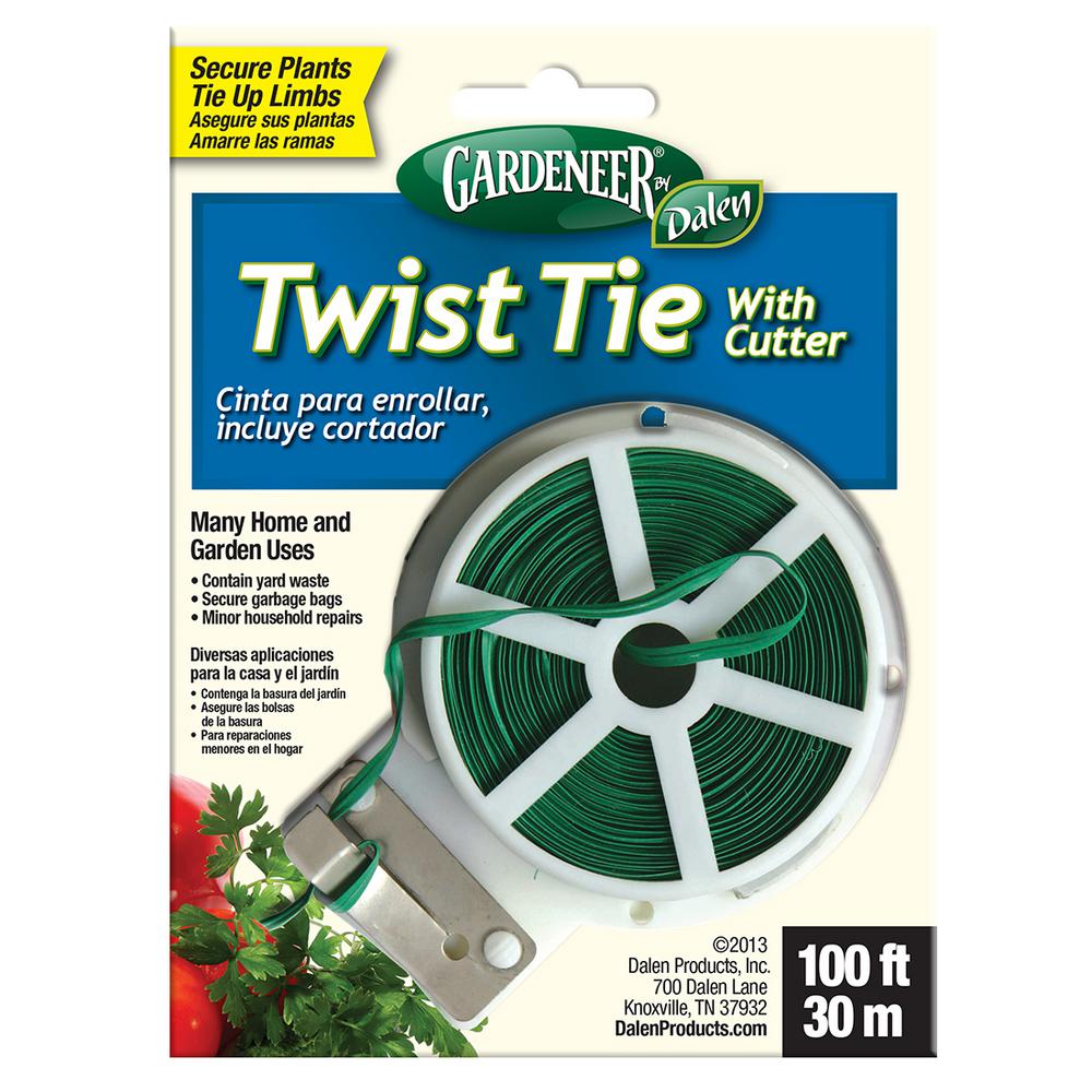 Unbranded Twist Tie with CutterTWST100 The Home Depot