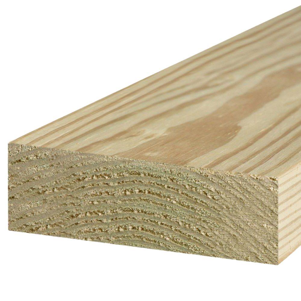 Weathershield 2 In X 6 In X 16 Ft 1 Ground Contact Pressure Treated Lumber 253905 The Home Depot