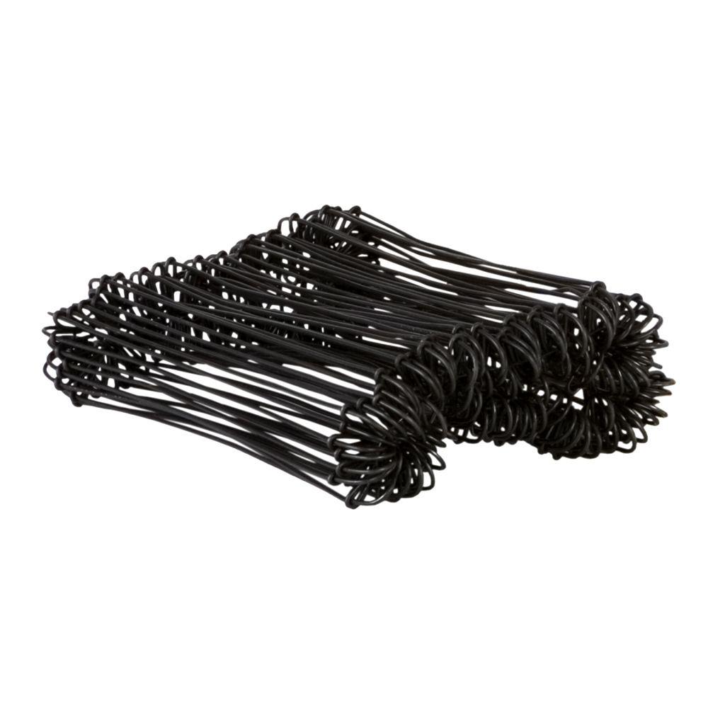 100x Double Loop Metal Wire Cable Tie MULTI USE Steel Twist Rebar//Garden