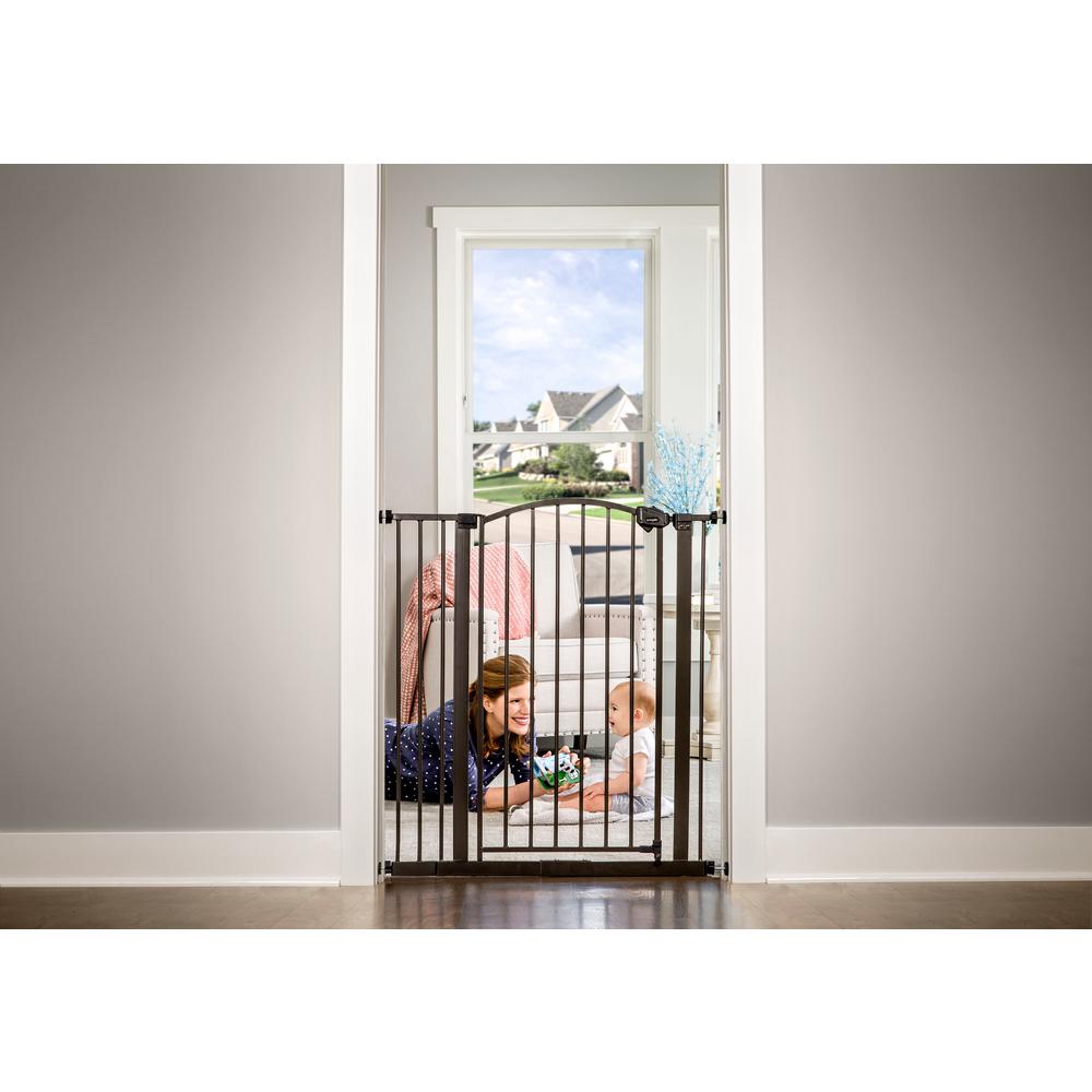 Regalo 36 In Arched Decor Extra Tall Safety Gate In Bronze 0380