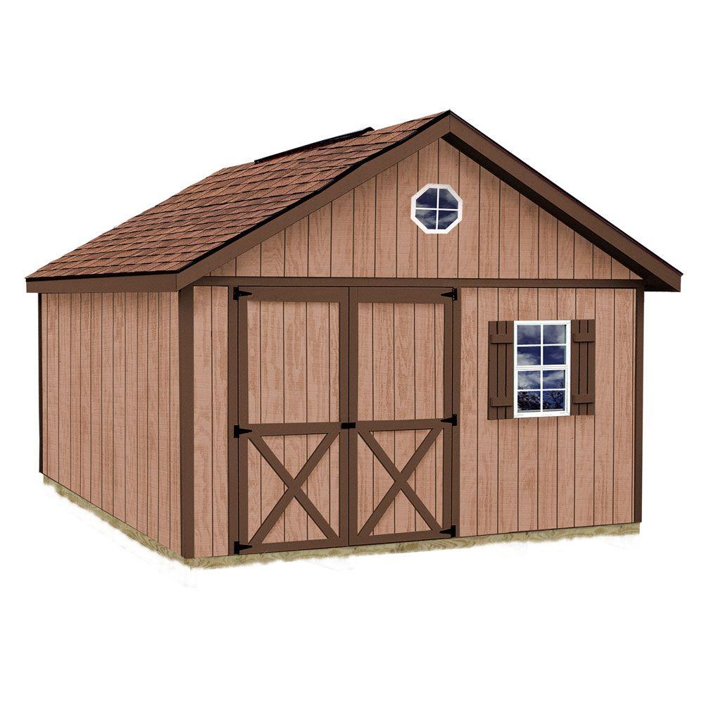 Best Barns Brandon 12 ft. x 16 ft. Wood Storage Shed Kit ...