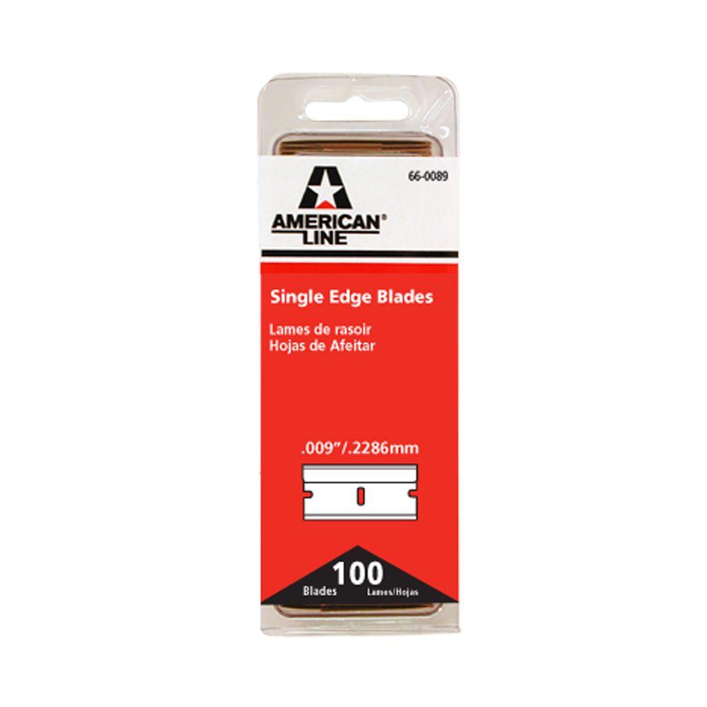 American Line 11/4 in. x 47/8 in. Single Edge Razor Blades660089