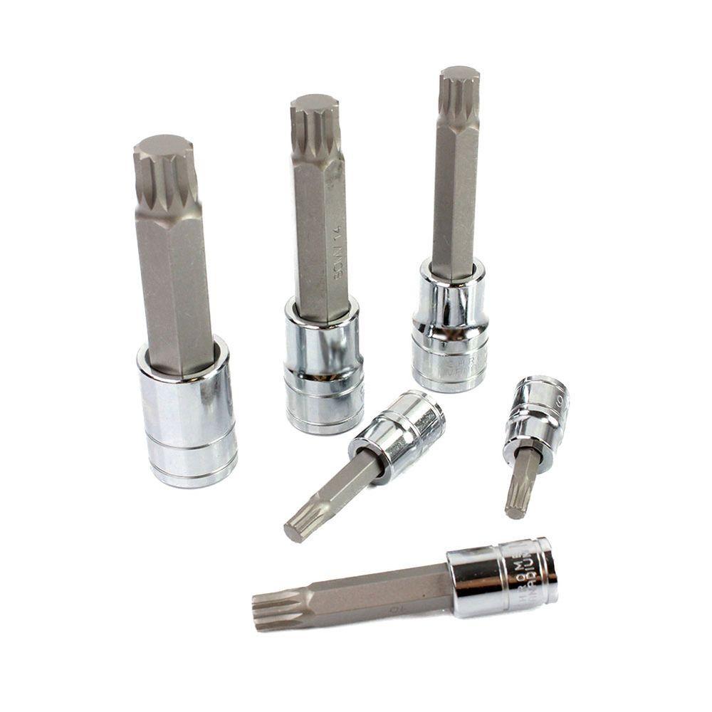 Capri Tools XZN Triple Square Bit Socket Set (6Piece)CP30039 The